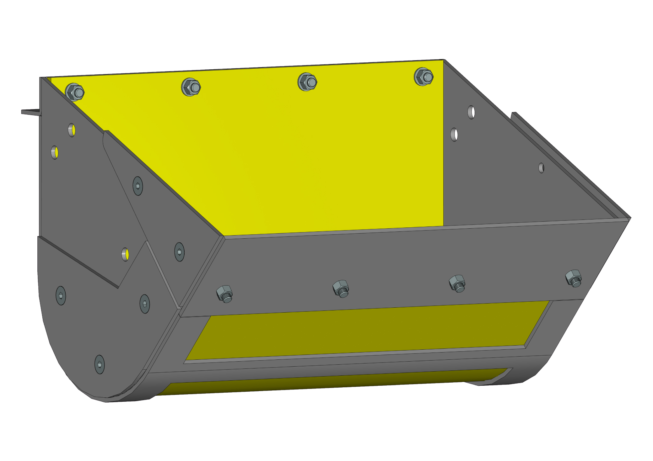 MEXGOS producent kubełków elewatorowych z dnem gumowym