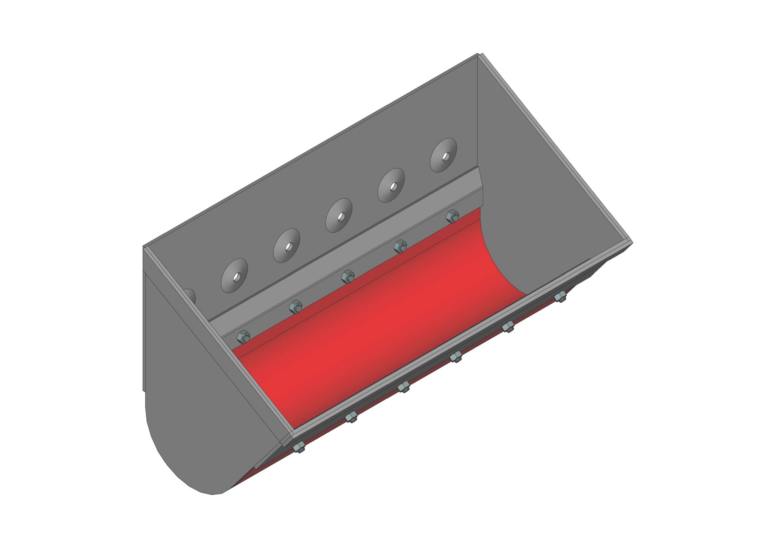 Elevator Buckets DIN 15234 with rubber bottom - MEXGOS Manufacturer